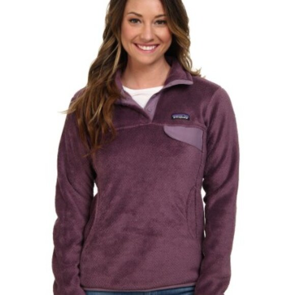 Patagonia Jackets & Blazers - Patagonia Women’s Synchilla Snap-T Fleece Pullover Purple Medium Cozy Outdoor